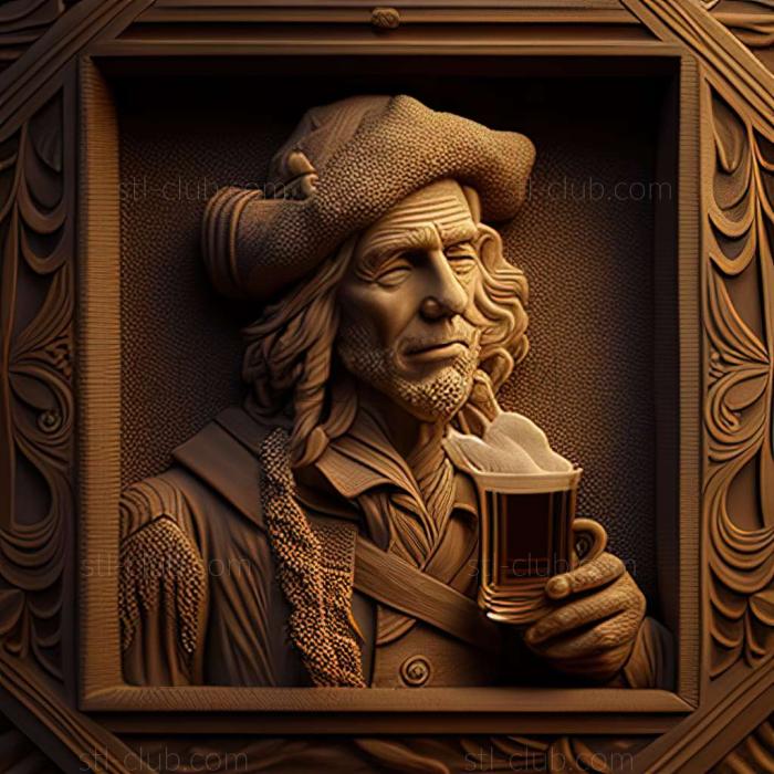 3D мадэль Рембрандт Пила Американский художник (STL)